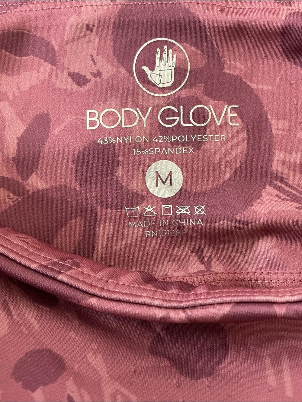 Body Glove M Pink Leopard Sports Bra High Rise Pocket Leggings Set NWT - Picture 13 of 13